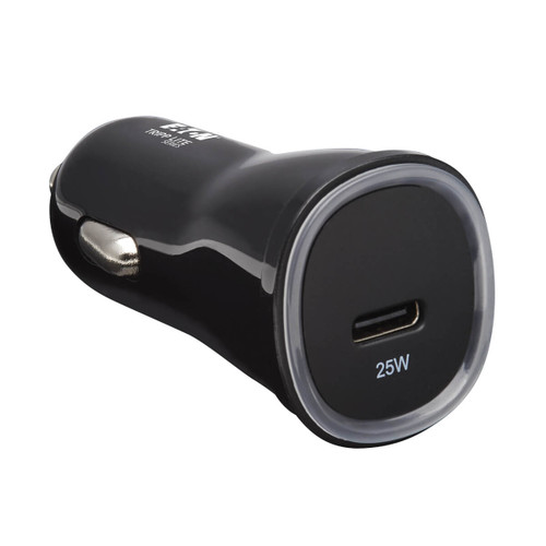 Eaton Tripp Lite U280-C01-25-1B 25W Single-Port USB-C Car Charger Black
 | U280-C01-25-1B
