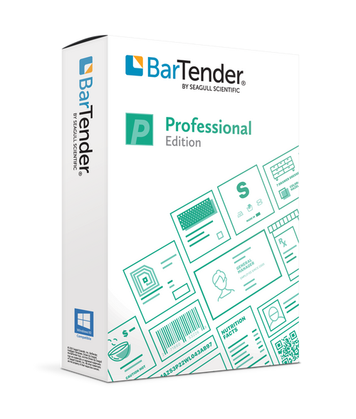 BarTender Software - 2022 Professional Edition (Application License) | BTP-1