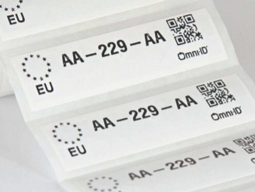 Omni-ID IQ 1200G RFID Label (866-868 MHz) [Clearance] | 122-EU