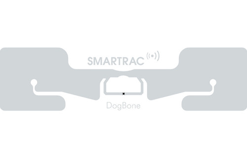 SMARTRAC DogBone RFID White Wet Inlay (Monza R6-P) - Adhesive+ | 3007297