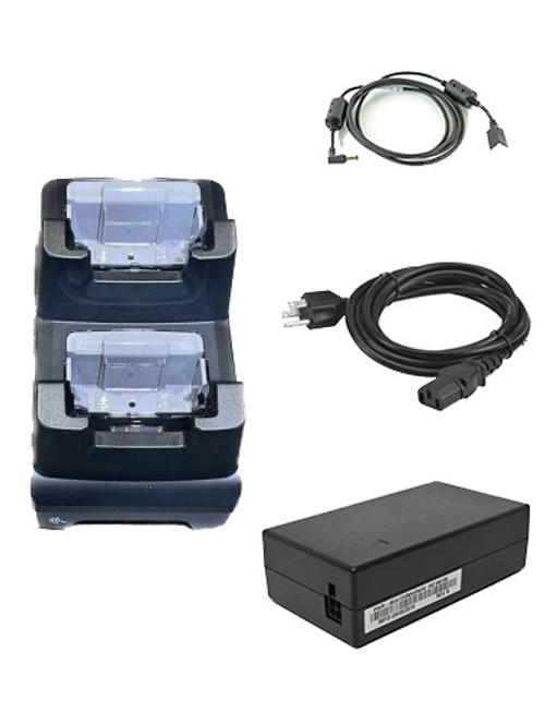 Zebra Dual Slot Charge-Only Cradle Kit | For Zebra WS50 RFID Readers | CRD-WS5X-2SRD-01-KIT