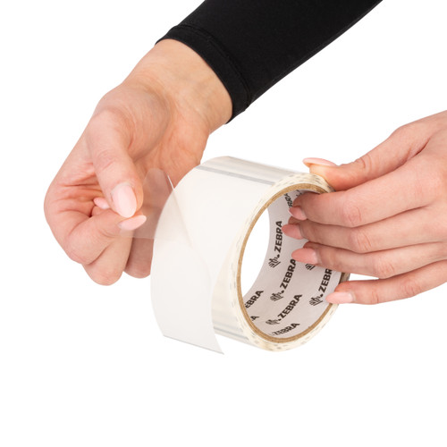Zebra 3" x 1" Z-Ultimate 4000T Clear Thermal Transfer Label | For Industrial Printers | Case of 1 Rolls - 3,000 Labels per Roll | 10023047-CASE Zebra 3" x 1" Z-Ultimate 4000T Clear Thermal Transfer Label | For Industrial Printers | Case of 1 Rolls - 3,000 Labels per Roll | 10023047-CASE