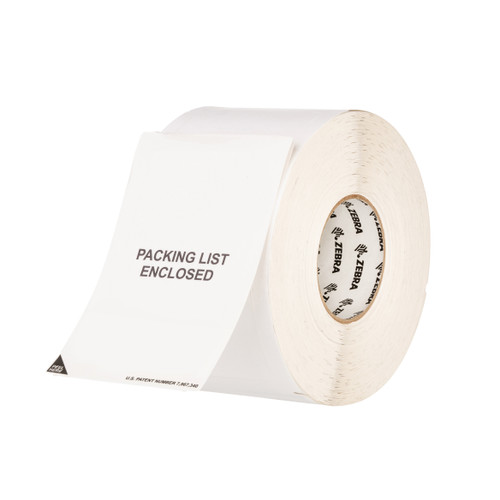 Zebra 6.625" x 6" Z-Slip Direct Thermal Label | For Industrial Printers | Case of 2 Rolls - 660 Labels per Roll | 10004425-CASE Zebra 6.625" x 6" Z-Slip Direct Thermal Label | For Industrial Printers | Case of 2 Rolls - 660 Labels per Roll | 10004425-CASE
