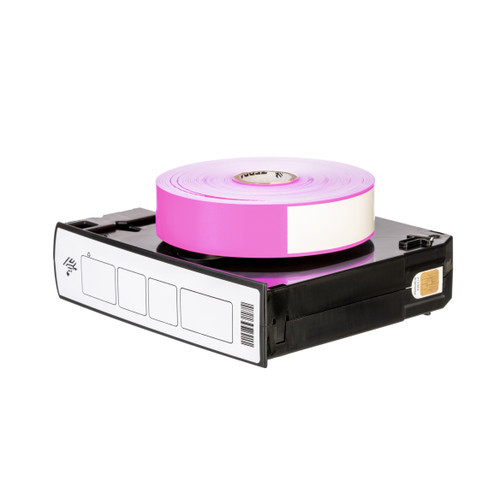 Zebra 1" x 10" Z-Band Splash Wristband Cartridge Kit (Purple) Direct Thermal Label | For Desktop - ZD510 & HC100 Printers | Case of 6 Rolls - 350 Labels per Roll | 10012717-7K-CASE Zebra 1" x 10" Z-Band Splash Wristband Cartridge Kit (Purple) Direct Thermal Label | For Desktop - ZD510 & HC100 Printers | Case of 6 Rolls - 350 Labels per Roll | 10012717-7K-CASE