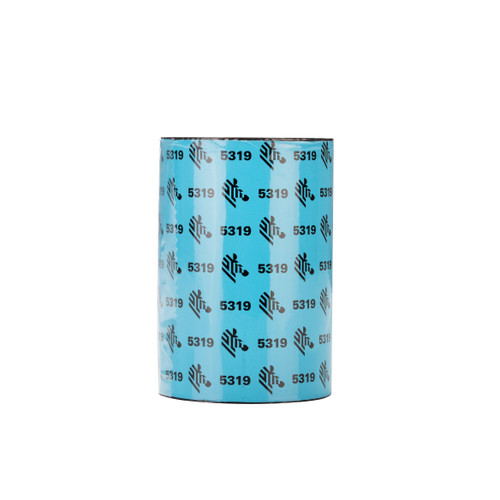 Zebra 6.06" x 1476' 5319 Industrial Wax Ribbon | Case of 12 Rolls | 05319BK15445-CASE Zebra 6.06" x 1476' 5319 Industrial Wax Ribbon | Case of 12 Rolls | 05319BK15445-CASE