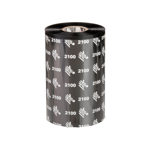 Zebra 6.85" x 2,955' 2100 Specialty Wax Ribbon | Case of 6 Rolls | 02100BK17490-CASE Zebra 6.85" x 2,955' 2100 Specialty Wax Ribbon | Case of 6 Rolls | 02100BK17490-CASE