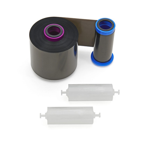 Zebra Mono Black Ribbon | For ZXP7 Card Printers | Case of 1 Roll - 2500 Images Per Roll | 800077-701-ROLL