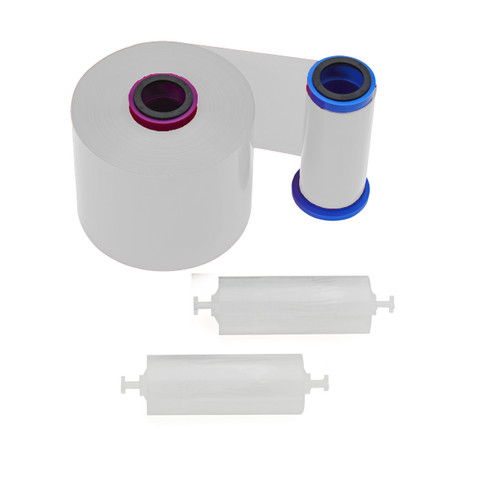 Zebra Mono White Ribbon | For ZXP7 Card Printers | Case of 1 Roll - 4000 Images Per Roll | 800077-719-ROLL