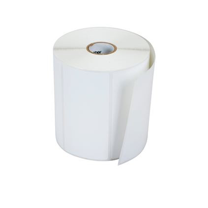 Brother 4" x 2" Standard Grade Direct Thermal Label | For RuggedJet Printers | Case of 36 Rolls - 280 Labels per Roll | RD008U1M