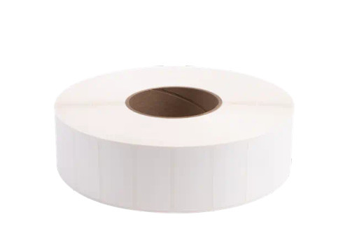 Brother 2" x 1" Thermal Transfer Synthetic Polyester Matte Label | For Titan Printers | Case of 4 Rolls - 6,215 Labels per Roll | BEM1B025051