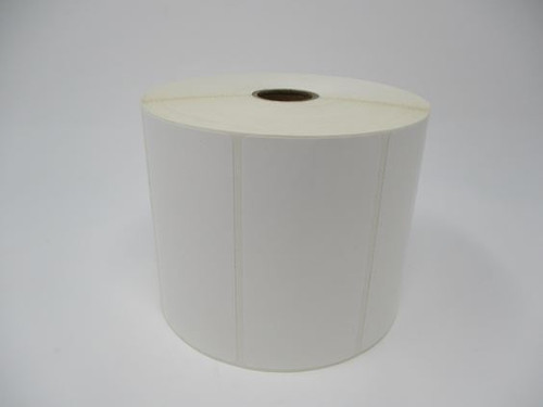Brother 4" x 2" Thermal Transfer Synthetic Label | For Titan Printers | Case of 4 Rolls - 1,455 Labels per Roll | BFS1B051102