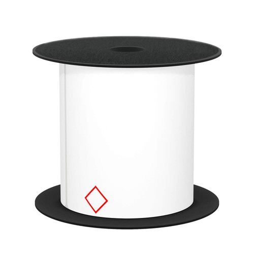 Brother 3" x 4.5" Thermal Transfer GHS 1 Diamond White Label | For Desktop Safety Printers | Case of 1 Roll - 200 Labels per Roll | BMSLT34GHS1V2