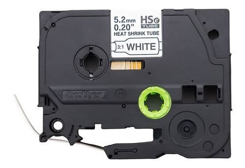 Brother 0.2" x 4.9' 3:1 Heat Shrink Tube | For P-Touch Printers | Case of 1 Roll | HSE211EG