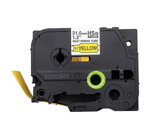 Brother 1.2" x 4.9' 3:1 Heat Shrink Tube | For P-Touch Printers | Case of 6 Rolls | HSe661E