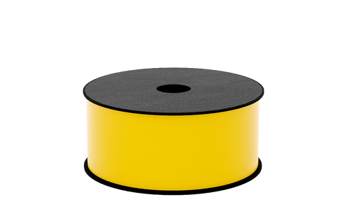 Brother 2" x 150' Thermal Transfer 2.4 mil Continuous Vinyl Yellow Label | For Titan & Desktop Printers | Case of 1 Roll | BMSLT201HP