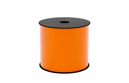 Brother 4" x 150' Thermal Transfer 2.4 mil Continuous Vinyl Orange Label | For Titan & Desktop Printers | Case of 1 Roll | BMSLT406HP