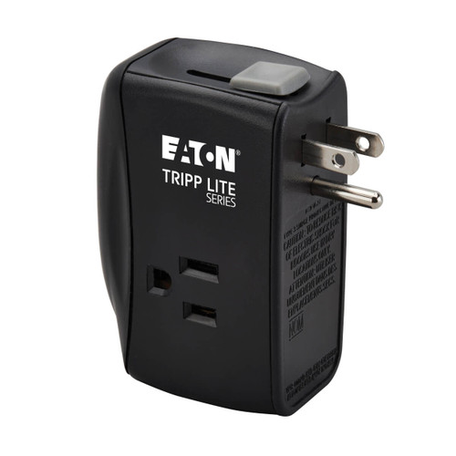 Eaton Tripp Lite TRAVELER100BT 1050 Joules 2-Outlet Portable Surge Protector | Ethernet Protection | TRAVELER100BT