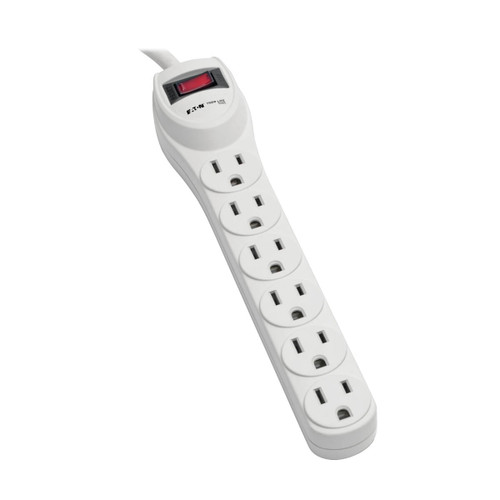 Eaton Tripp Lite TLP602 180 Joules 6-Outlet Gray Surge Protector | TLP602