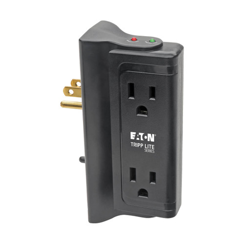 Eaton Tripp Lite TLP4BK 720 Joules 4-Outlet Black Surge Protector | Direct Plug-In | TLP4BK