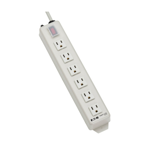 Eaton Tripp Lite TLM615NC 15A 6-Outlet Power Strip 15 ft Cord Metal Housing | TLM615NC