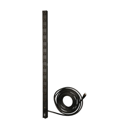 Eaton Tripp Lite PDUV15 1.4kW 14-Outlet NEMA 5-15R Basic PDU 0U Vertical | PDUV15