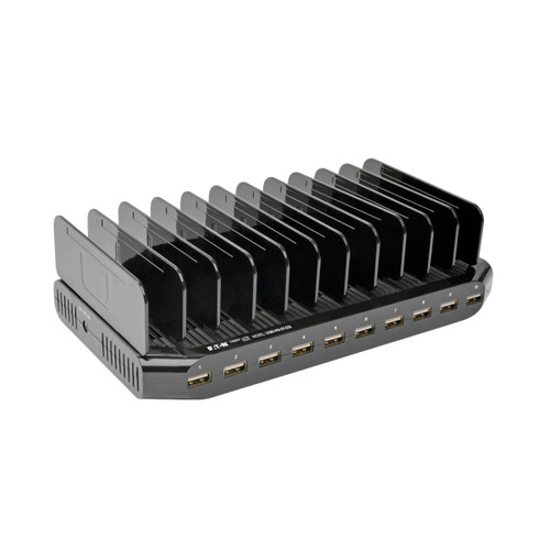 Eaton Tripp Lite U280-010-ST-CEE 96W 10-Port USB Charging Station | Adjustable Storage | U280-010-ST-CEE
