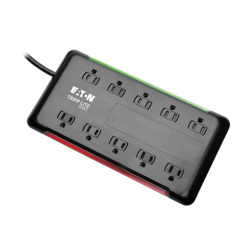 Eaton Tripp Lite TLP1006B 2880 Joules 10-Outlet Black Surge Protector | TLP1006B