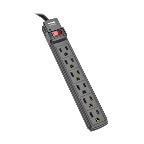 Power It! PS66B 1875W 6-Outlet Power Strip Black | PS66B