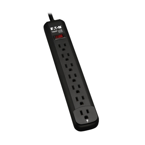 Eaton Tripp Lite PS712B 1800W 7-Outlet Power Strip | Black, 12 ft Cord | PS712B