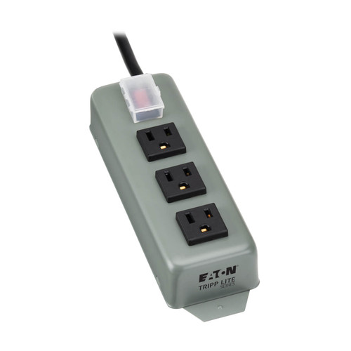 Eaton Tripp Lite 3SP 3-Outlet 6 ft Industrial Power Strip Gray | 3SP