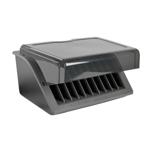 Eaton Tripp Lite CSD1006AC 2880 Joules 10-Device AC Charging Station Desktop Cabinet Black/Gray | CSD1006AC