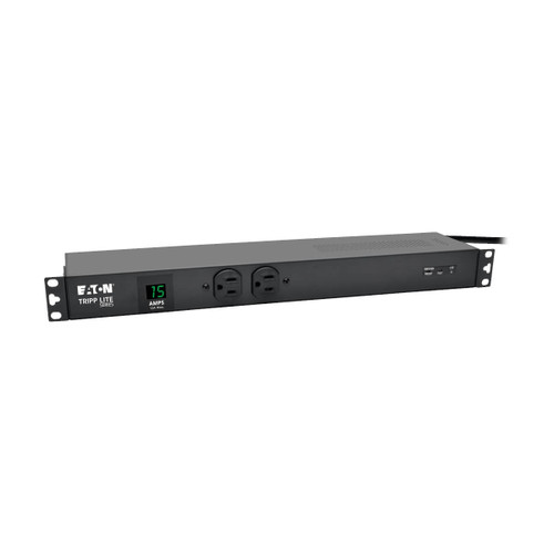 Eaton Tripp Lite PDUMH15-ISO 1.5kW 3840 Joules 14-Outlet Local Metered PDU | 1U Rack-Mount | PDUMH15-ISO