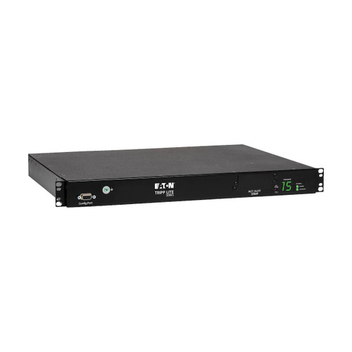 Eaton Tripp Lite PDUMH15HVAT 2.4kW 10-Outlet Local Metered Automatic Transfer Switch PDU 1U Rack-Mount | PDUMH15HVAT