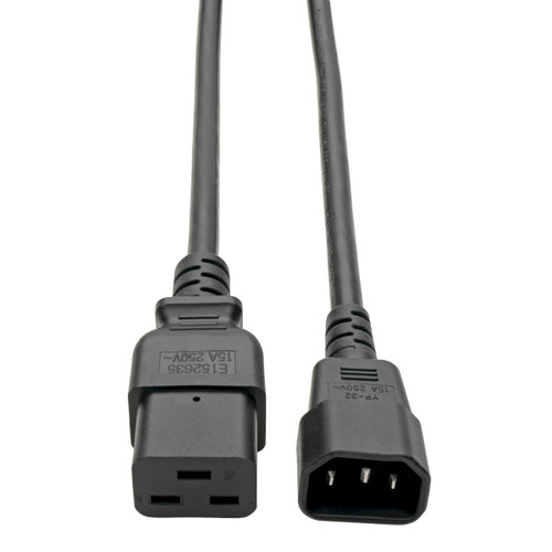 Eaton Tripp Lite P047-004 15A 4 ft C14 to C19 Power Cord Black | P047-004