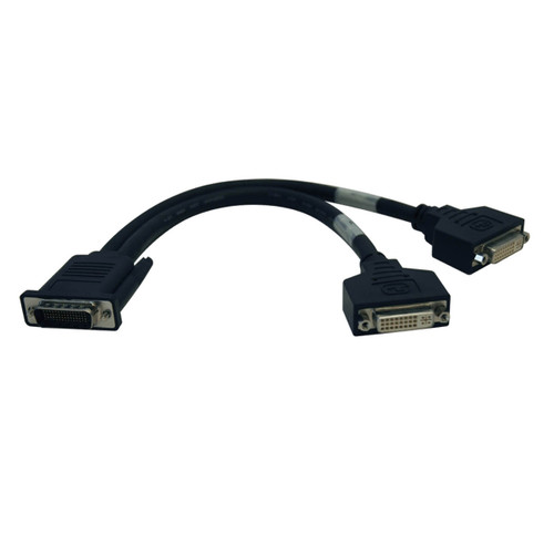 Eaton Tripp Lite P576-001 1 ft DMS-59 Male to Dual DVI-I Female Splitter Y Cable | P576-001