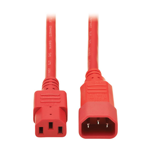 Eaton Tripp Lite P005-006-ARD 15A C13 to C14 6 ft Power Cable Red | P005-006-ARD