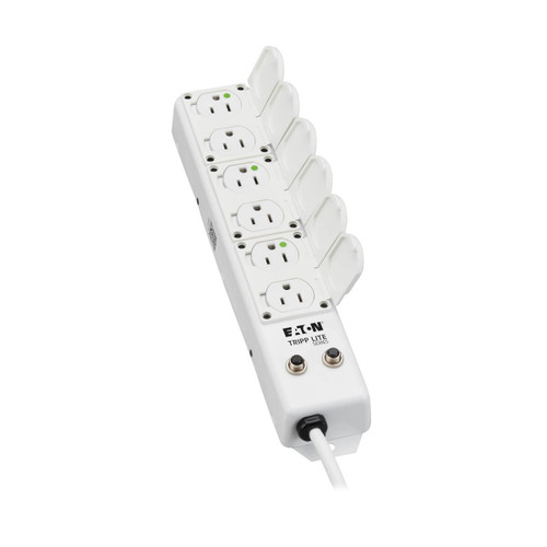Eaton Tripp Lite PS-615-HG-OEMRA 6-Outlet 15 ft Medical-Grade Power Strip | Right-Angle Plug | PS-615-HG-OEMRA