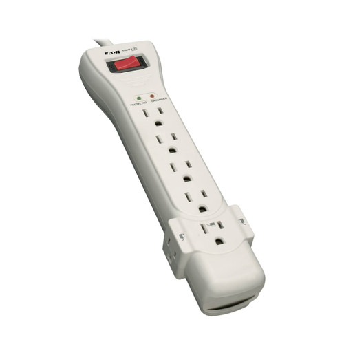 Eaton Tripp Lite SUPER7 2160 Joules 7-Outlet Light Gray Surge Protector | SUPER-7