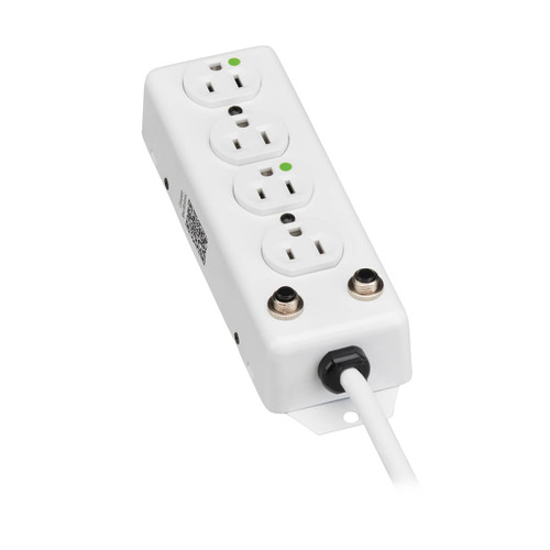 Eaton Tripp Lite PS-407-HG-OEM 1800W Medical-Grade Power Strip | 4x 5-15R-HG Outlets, 7 ft Cord, Antimicrobial Housing | PS-407-HG-OEM
