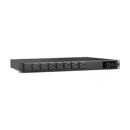 Eaton Tripp Lite PDUMH15ATS 1.44kW 8-Outlet ATS PDU | 1U Rack-Mount Local Metered TAA | PDUMH15ATS