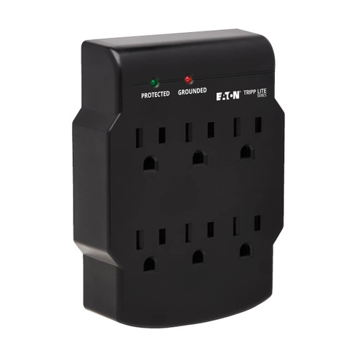 Eaton Tripp Lite SK6-0B 750 Joules 6-Outlet Surge Protector Direct Plug-In | SK6-0B