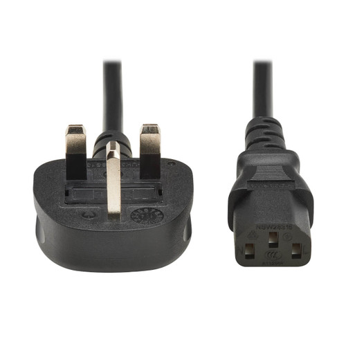 Eaton Tripp Lite P056-02M-UK 10A 2m C13 to BS 1363 PDU Power Cord Black
 | P056-02M-UK