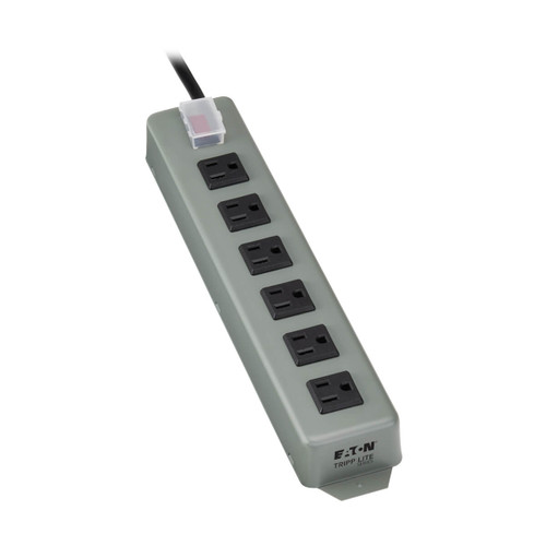 Eaton Tripp Lite UL24RA-15 15A 6-Outlet Power Strip 15 ft Cord Gray
 | UL24RA-15