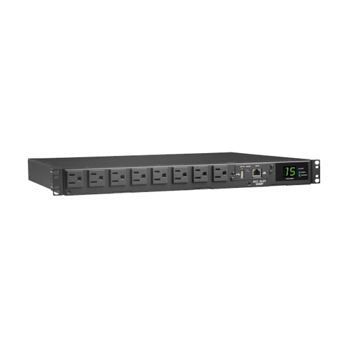 Eaton Tripp Lite PDUMNH15AT1 1.44kW Single-Phase ATS/Monitored PDU | 8 NEMA 5-15R Outlets, Dual 5-15P Inputs, 1U Rack-Mount, TAA
 | PDUMNH15AT1