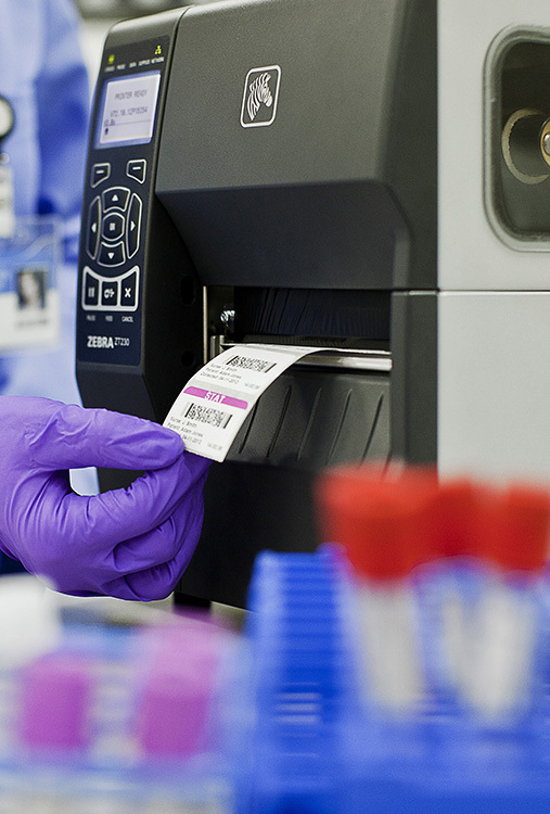 RFID and barcode labels for hospital inventory tracking