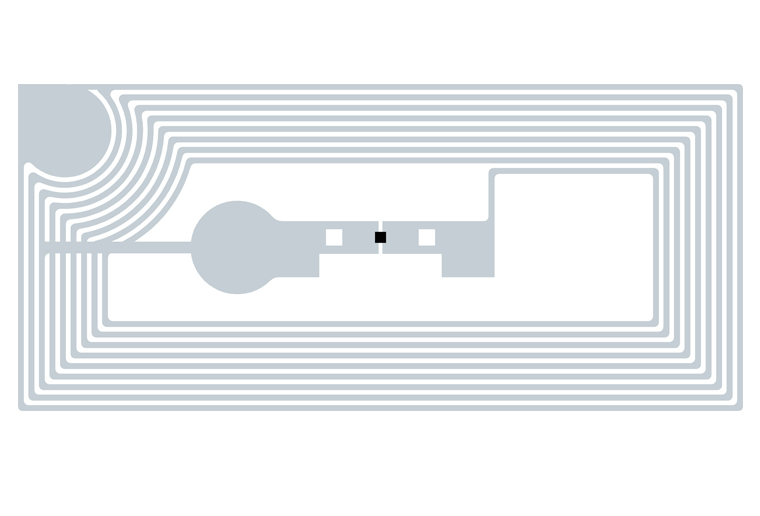 SMARTRAC MiniTrack HF RFID Wet Inlay (NXP ICODE SLIX)