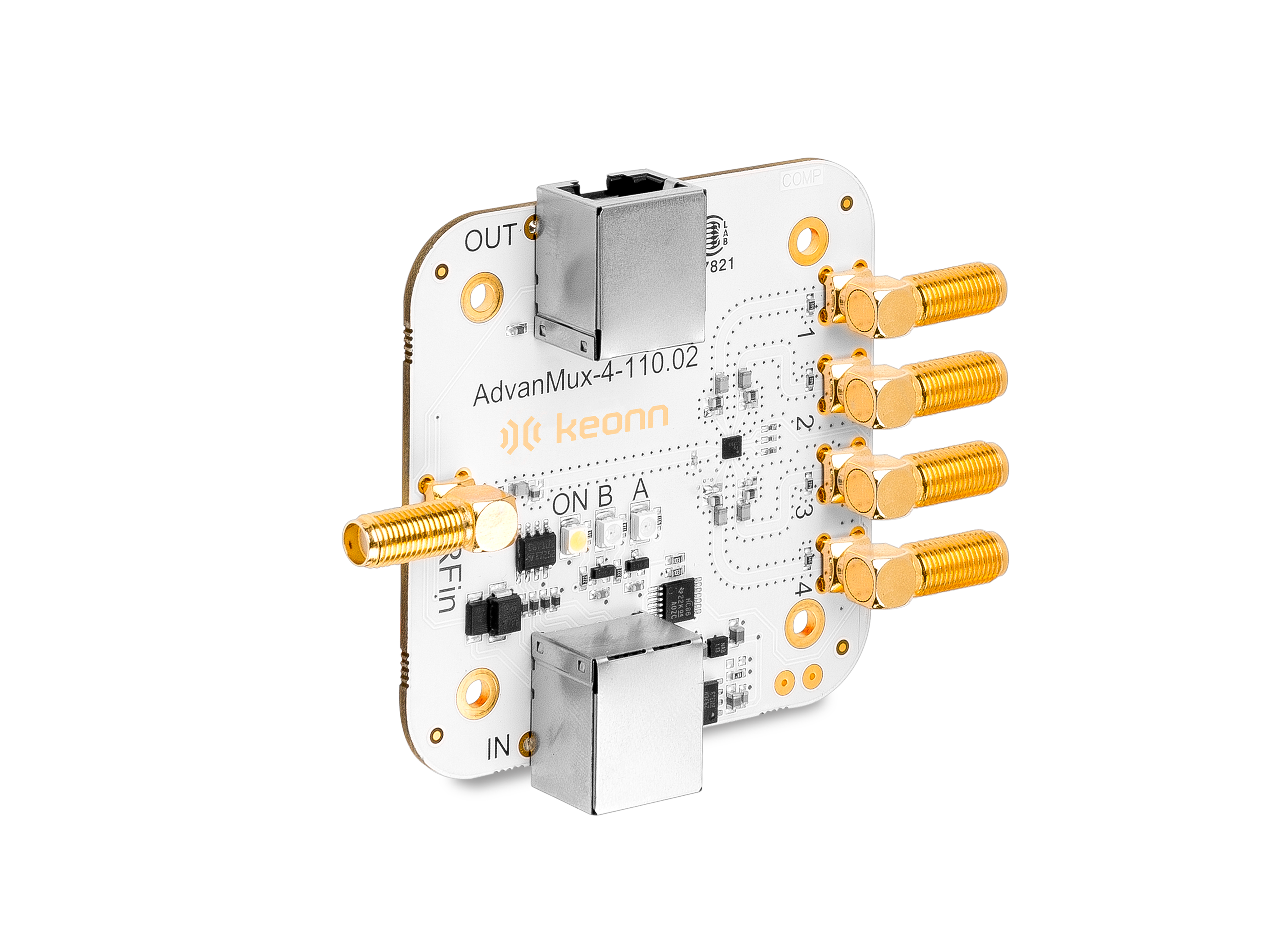 Keonn AdvanMux-4 UHF RFID Multiplexer | 4-Port | Atlas RFID