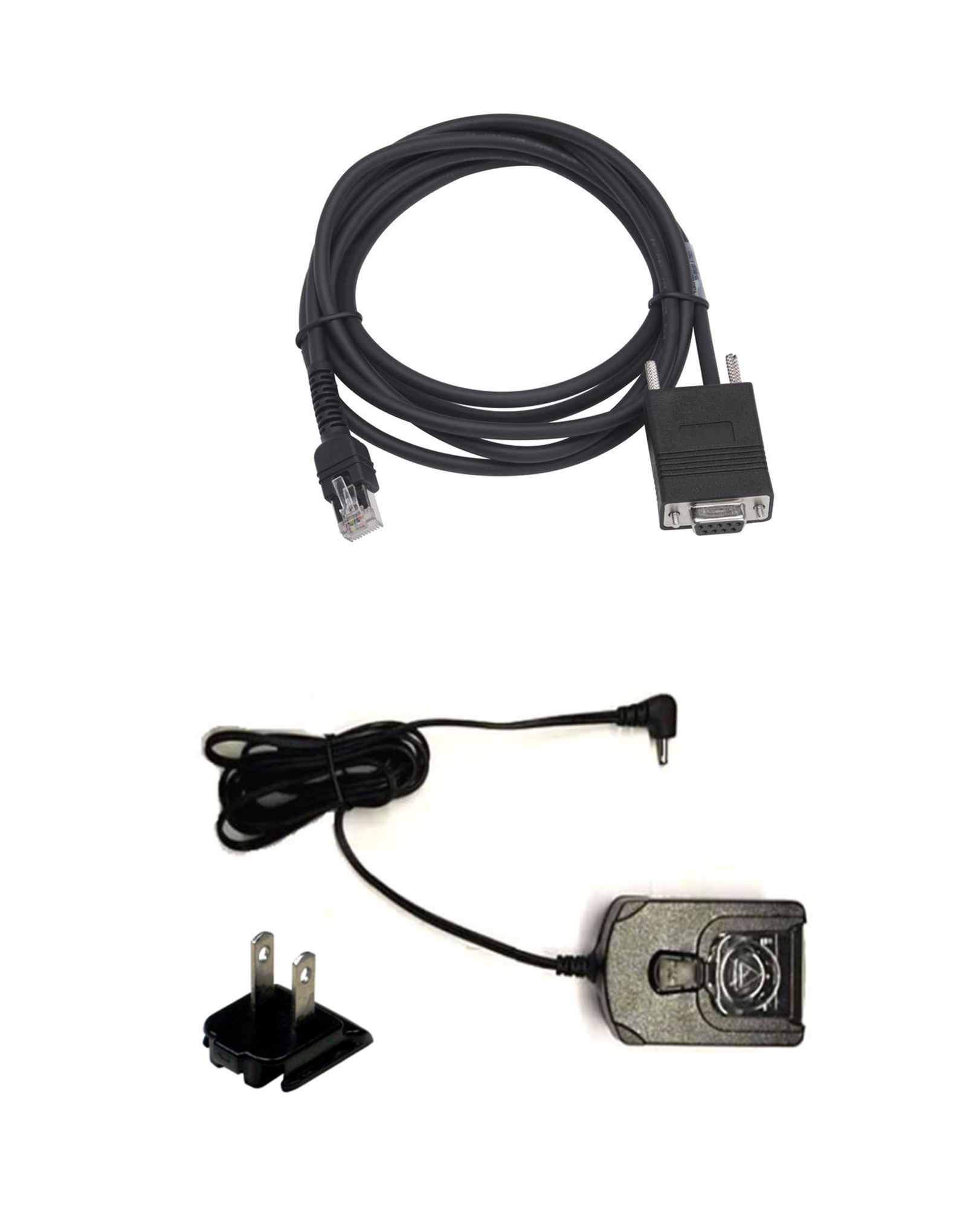 Zebra 7 ft RS-232 Cable and Power Supply Kit | For DS55