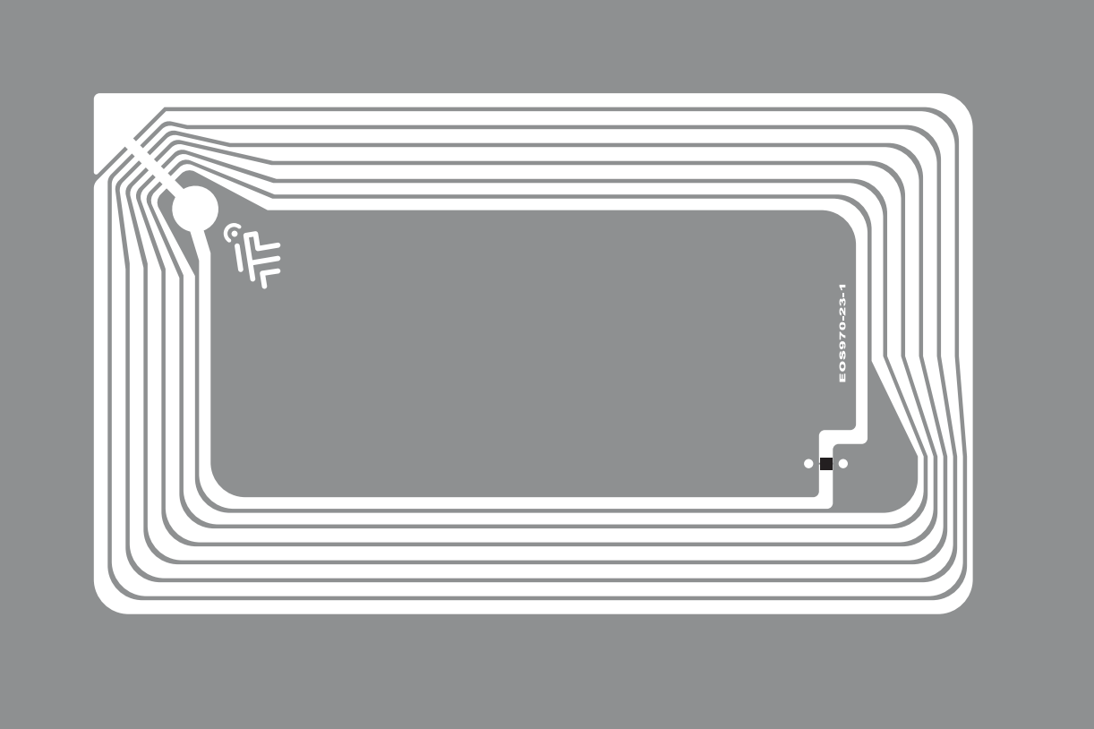 Tageos EOS-970 HF Paper Tag | NXP ICODE SLIX2 | Atlas RFID