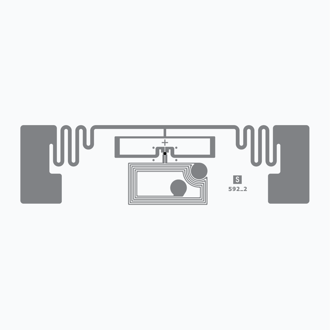 Avery Dennison Smartrac Belt Dual Frequency RFID Wet Inlay+